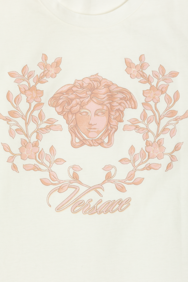 Versace Kids T-shirt z nadrukiem charakterystycznej głowy Meduzy