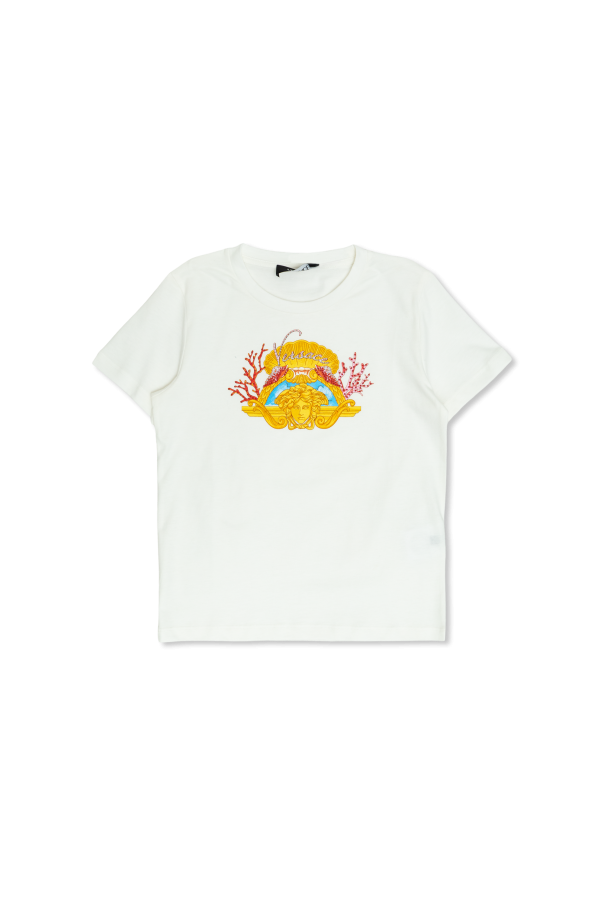 Versace Kids T-shirt z nadrukiem