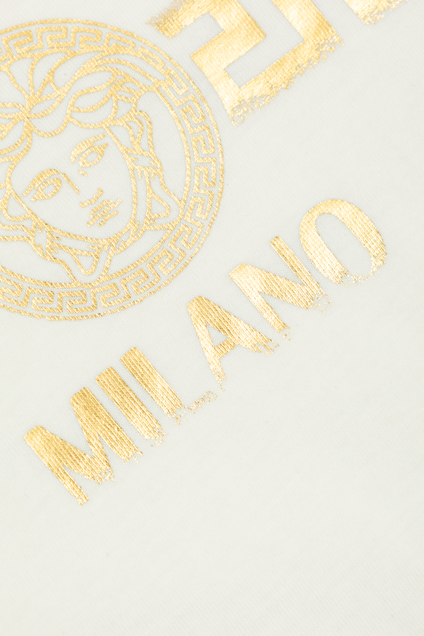 Versace Kids T-shirt with printed logo