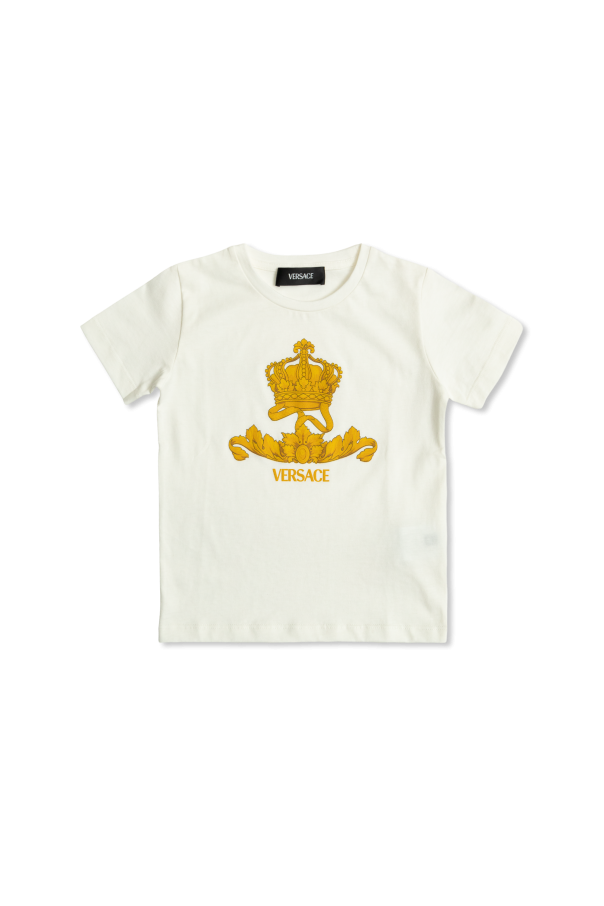 Versace Kids T-shirt z nadrukiem charakterystycznej głowy Meduzy