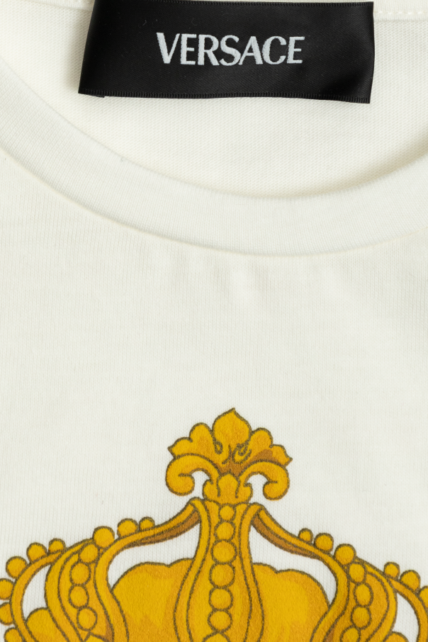Versace Kids T-shirt z nadrukiem charakterystycznej głowy Meduzy