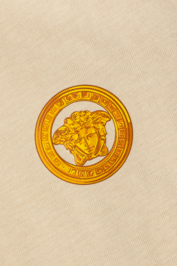 Versace Kids T-shirt z nadrukowanym logo