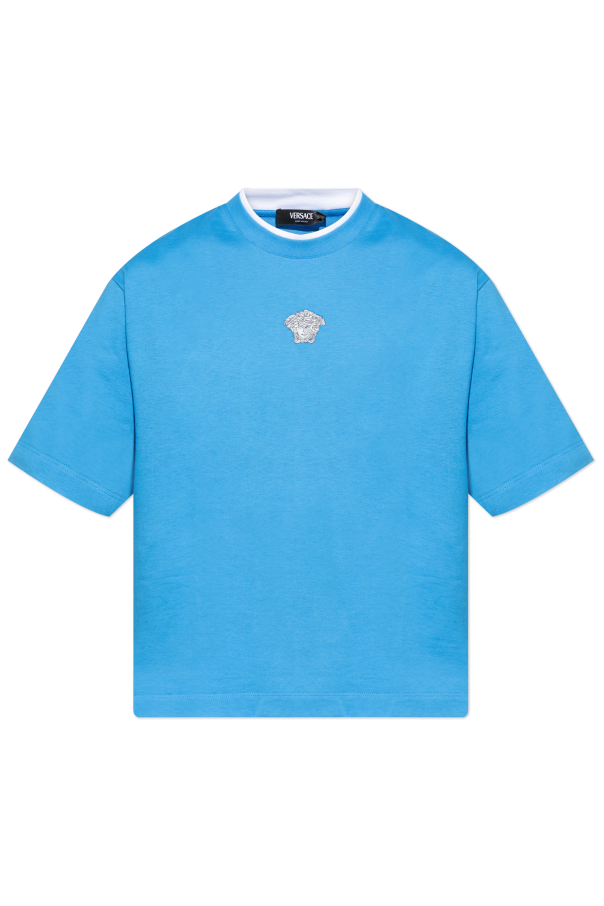 T-shirt with a characteristic "Medusa" head od Versace