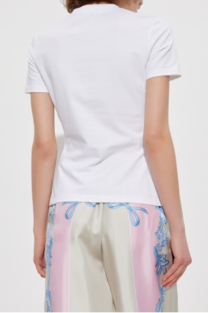 Versace Camiseta con lentejuelas brillantes