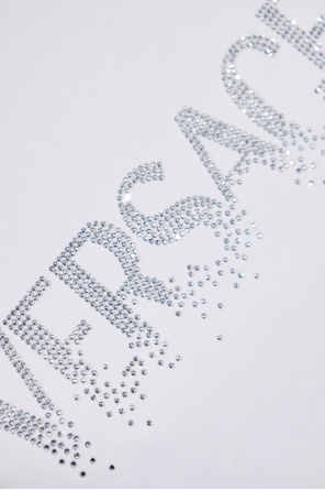 Versace Camiseta con lentejuelas brillantes