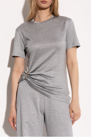 Versace Top z dekoracyjną agrafką