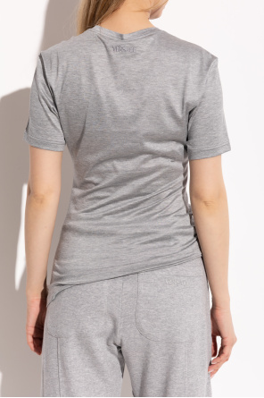 Versace Top z dekoracyjną agrafką