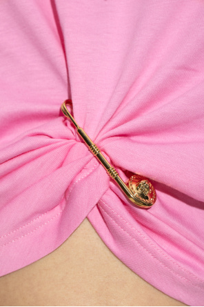 Versace T-Shirt aus Materialmix