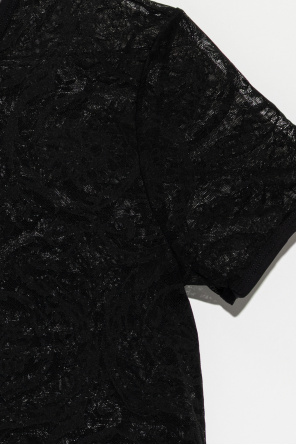 Versace Transparent lingerie t-shirt