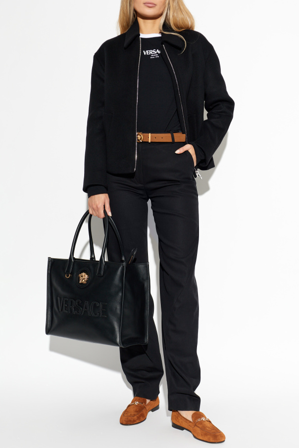 Versace Top de manga larga