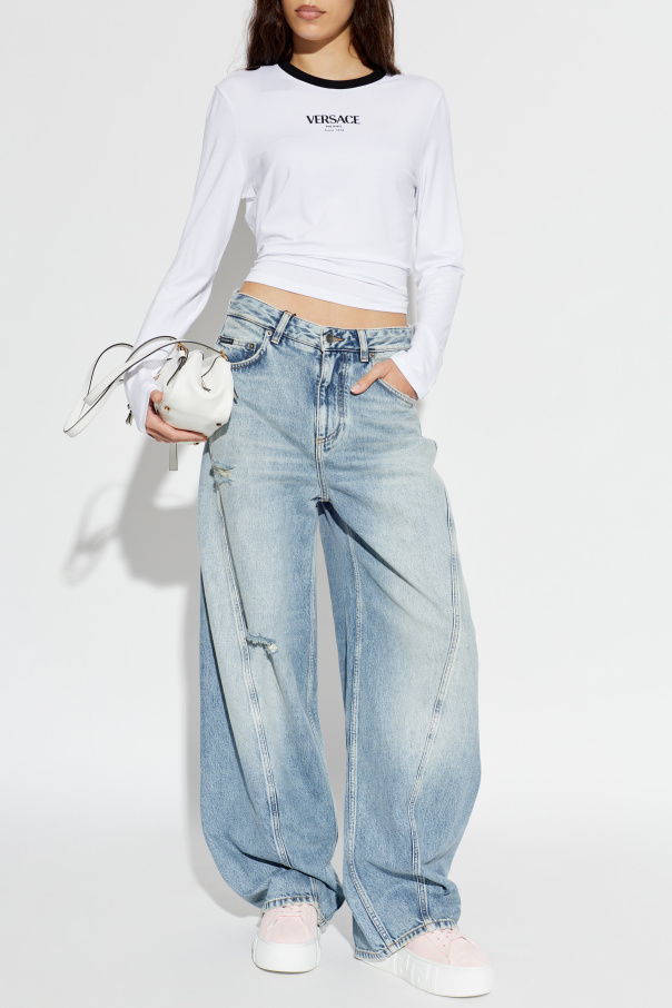 Versace Camiseta con logo