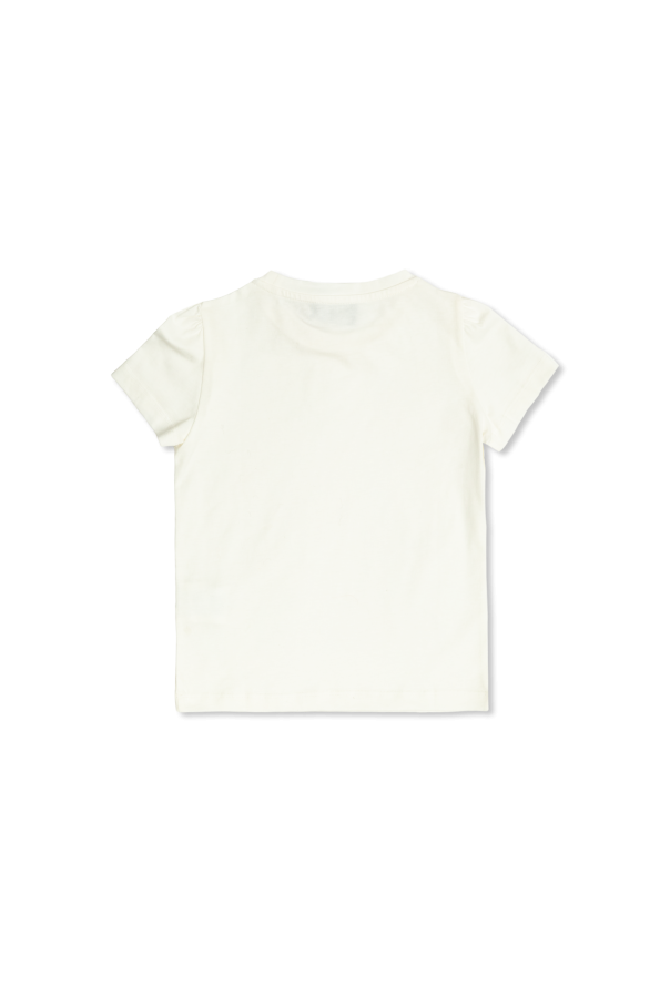 Versace Kids T-shirt with an applique at the neckline