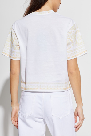 Versace Camiseta de algodón con estampado