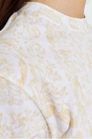 Versace Camiseta de algodón con estampado