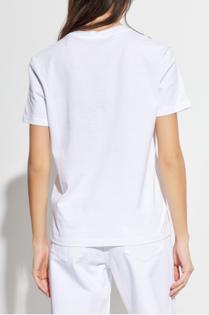 Versace T-Shirt mit Kristallen