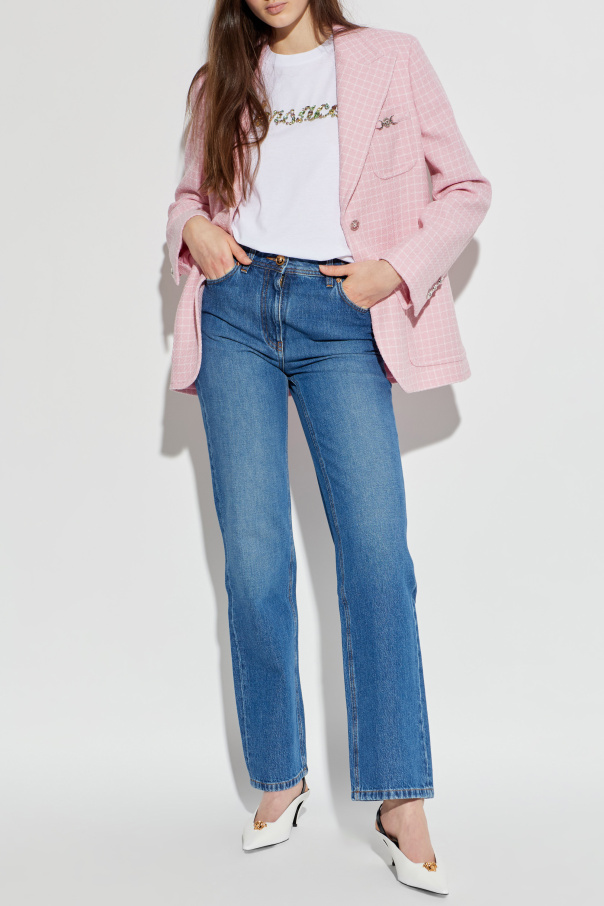 Versace T-shirt z logo