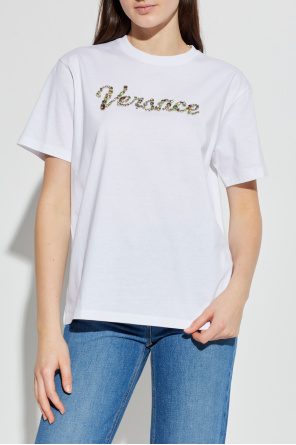 Versace T-shirt z logo