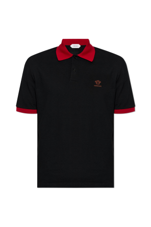 Polo with embroidered logo
