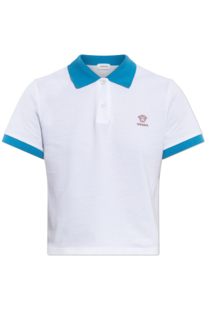 Polo with embroidered logo