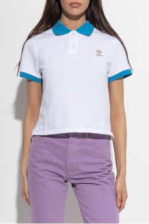 Versace Polo with embroidered logo