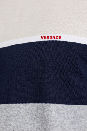 Versace Polo with embroidered logo