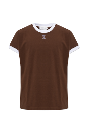 T-shirt with embroidered logo