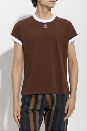 Versace T-shirt with embroidered logo