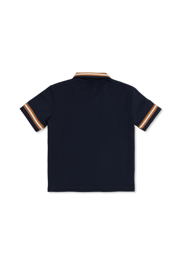 Versace Kids Polo with embroidered logo
