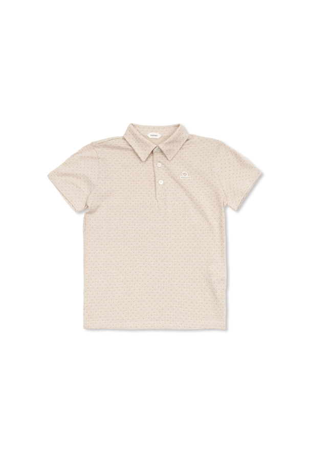 Polo with logo od Versace Kids