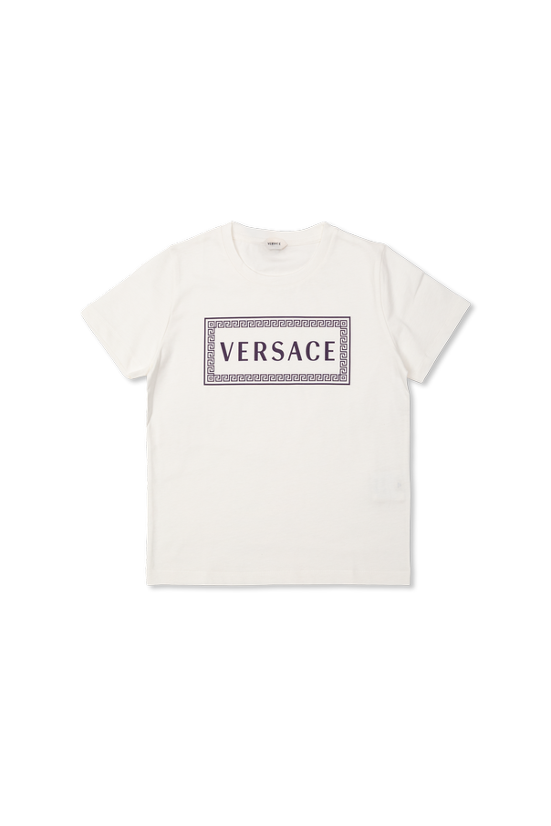 Printed logo T-shirt od Versace Kids