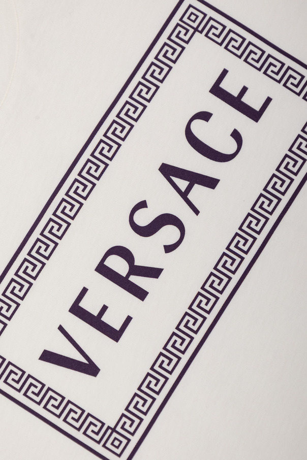 Versace Kids Тениска с принтирано лого