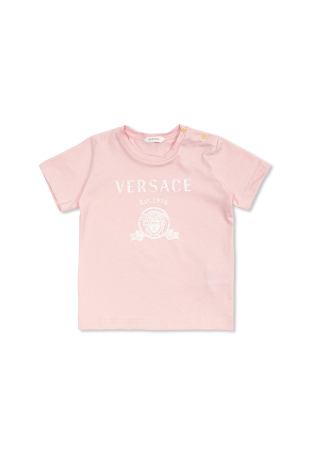 T-shirt with logo od Versace Kids