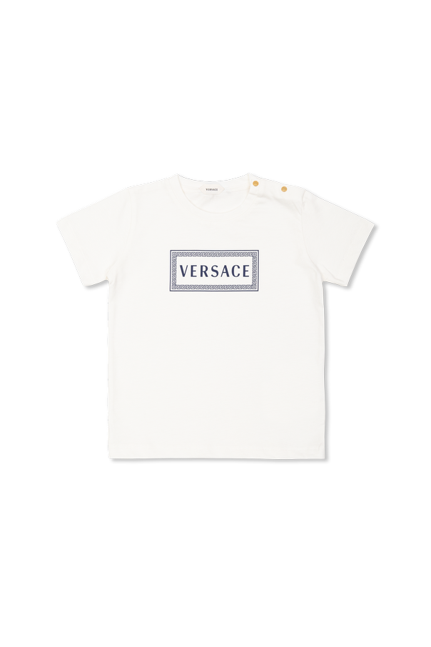 Printed logo T-shirt od Versace Kids