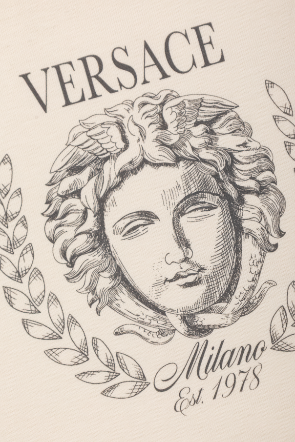 Versace Kids Printed Medusa-head t-shirt