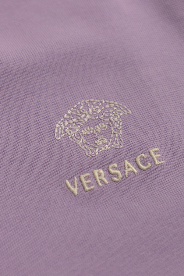 Versace Kids T-shirt with embroidered logo