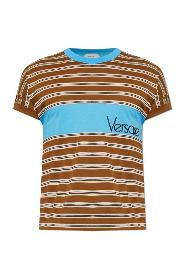 T-shirt with a striped pattern od Versace