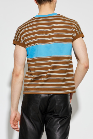 Versace T-Shirt mit Streifenmuster