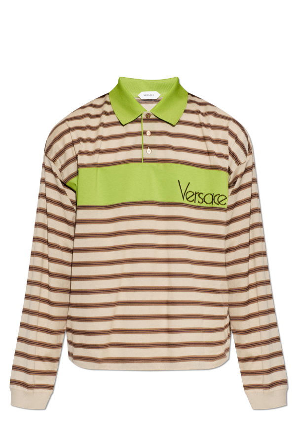 Striped polo shirt od Versace