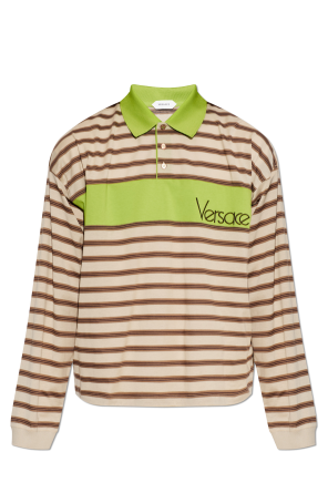 Striped polo shirt