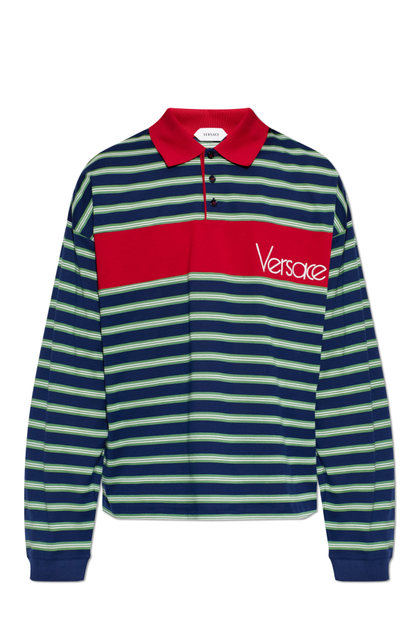 Striped polo shirt od Versace