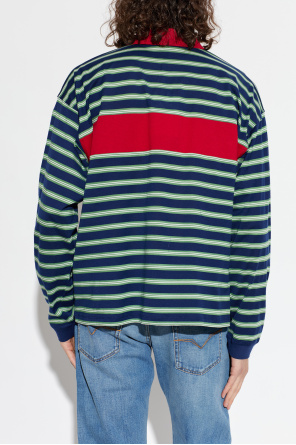 Versace Striped polo shirt