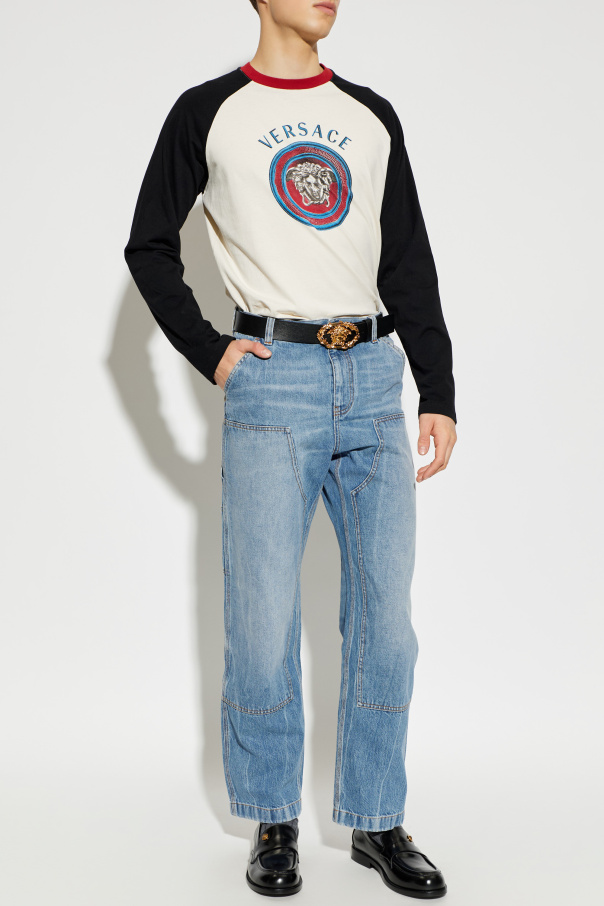 Versace T-shirt z długimi rękawami