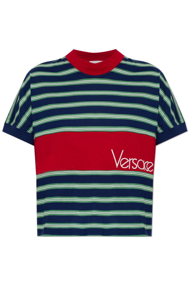 T-shirt with striped pattern od Versace