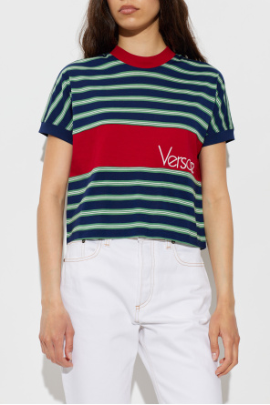 Versace T-shirt with striped pattern