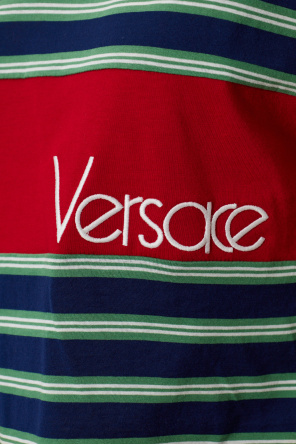 Versace T-shirt with striped pattern
