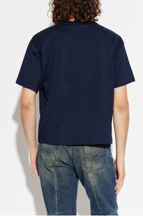 Versace Camiseta con logo bordado