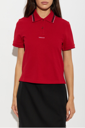 Versace Polo with embroidered logo