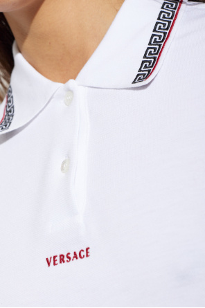 Versace Polo con logo bordado