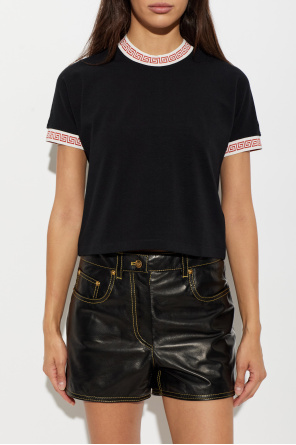 Versace T-shirt with Greek pattern