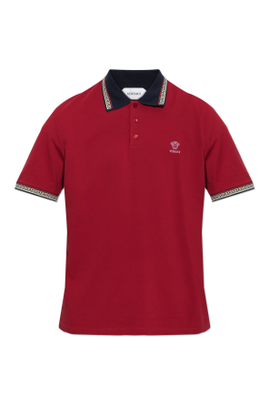 Polo with embroidered logo